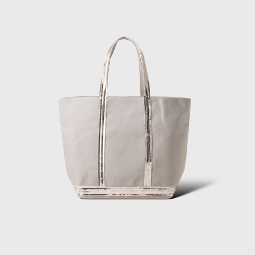 Le Cabas Beige/Sequins Rosés