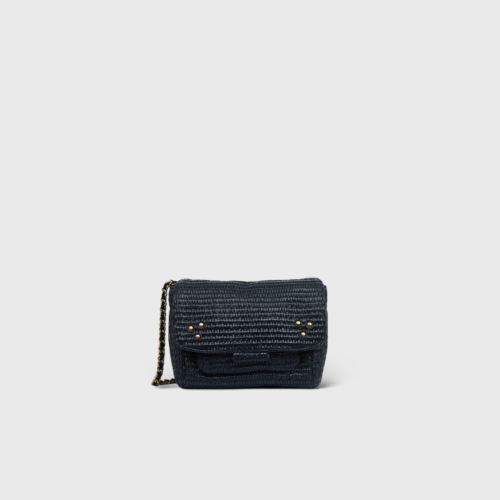 Lulu S Bleu Marine Raphia