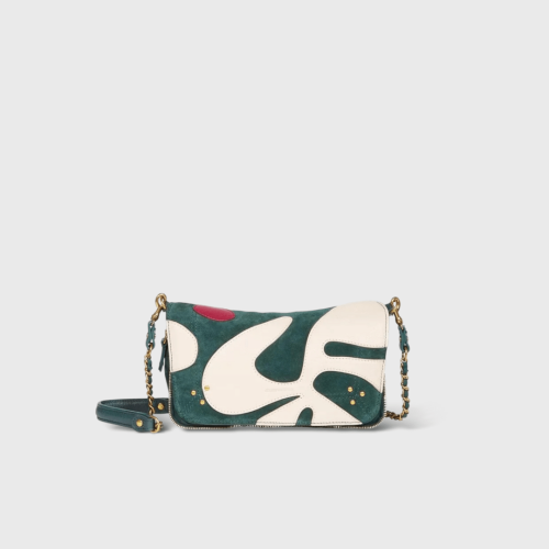 Bobi S Suède Japan Vert/Crème