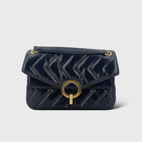 Yza Bleu Nuit cuir