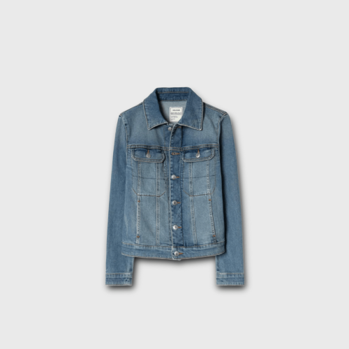 Veste en jean zadig & voltaire bleu m