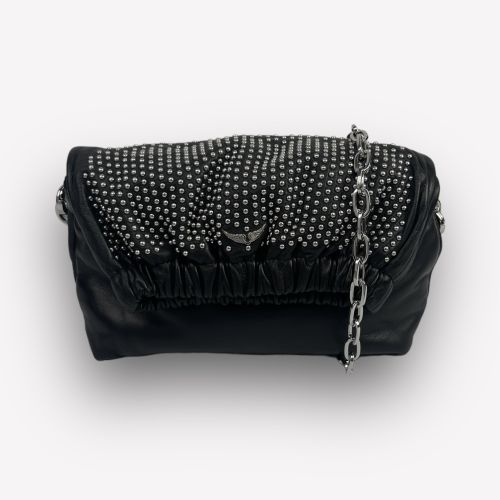 Sac Rockyssime Noir Strass Xs