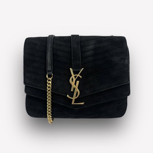 Sac YSL Collège Daim Noir