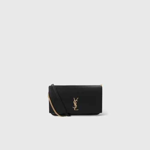 Monogramme Noir/Doré Cuir