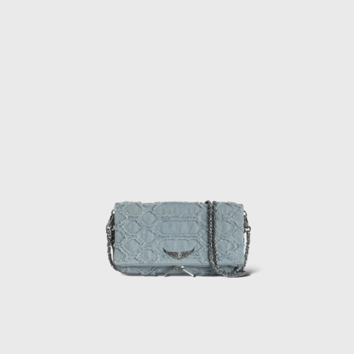 Pochette Rock Denim Déchirée