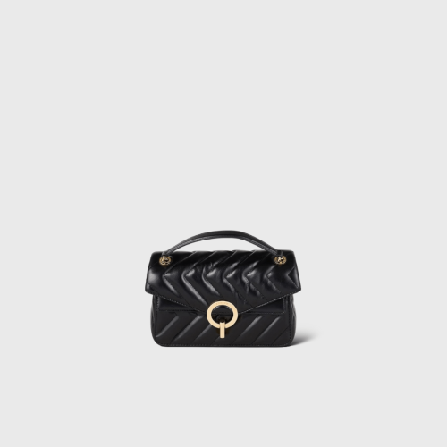 Yza Cuir Lisse Noir