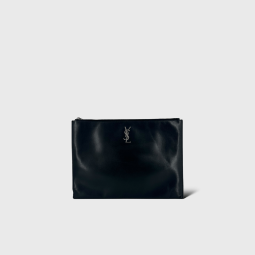 La pochette saint laurent Homme Noir 5890