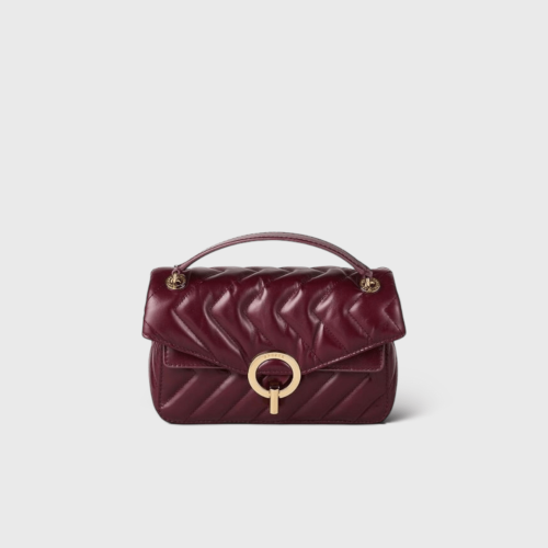 Yza Cuir Bordeaux MM