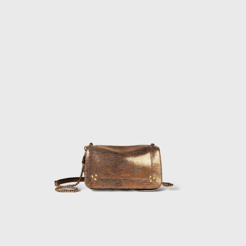 Bobi M Bronze Cuir Lamé