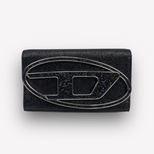 Pochette Noir Diesel Paillette