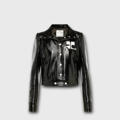 Veste Vinyle Courrèges noir s