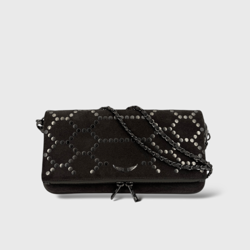 Sac Rock Zadig Gris Clouté