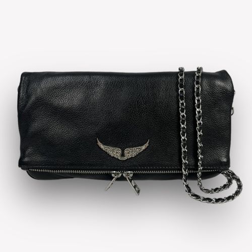 Sac Zadig Rock cuir noir