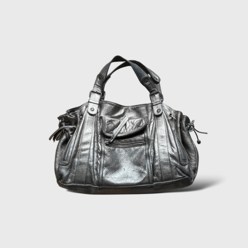 24h Cuir Irisé Argenté/Mordoré