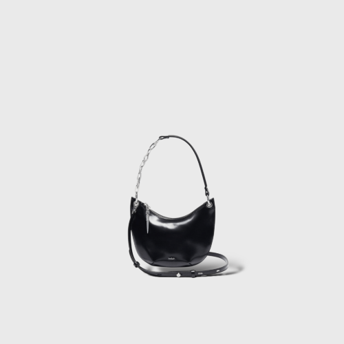 Swing Tiny Noir Cuir Lisse