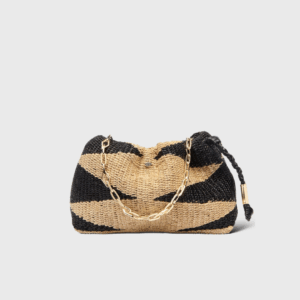 Ba&sh June raphia Noir Beige