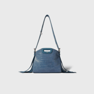 Mini Miss M Cuir Bleu Gris