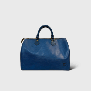 Speedy 30 Cuir Épi Bleu