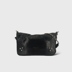 Bobi S Noir Cuir Lamé