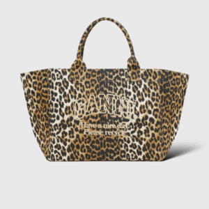 Tote Bag Oversize Imprimé Léopard