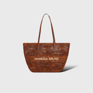 Panier En Raphia Marron