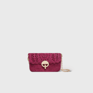 Moon Raphia Rose Fuchsia