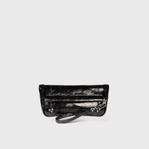 Pochette Clic-Clac Lamé Noir