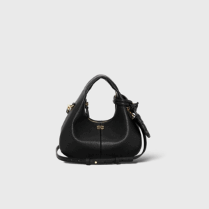 Mini Hobo Noir Cuir
