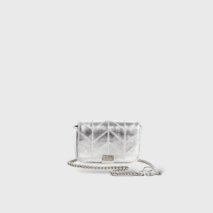 Akilino Mini Cuir Argenté