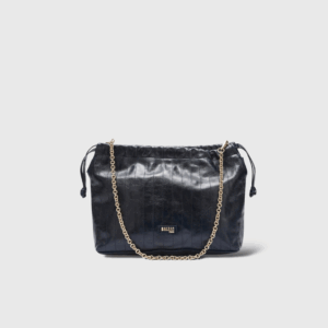 Amaïa Cuir Bleu Marine