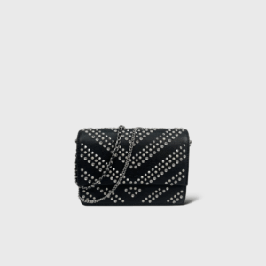 Lolita Cuir Noir Strass/Clous