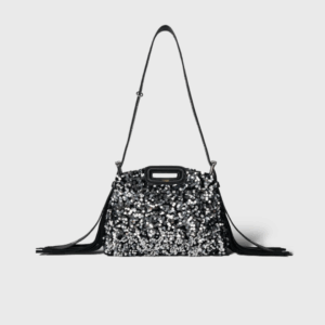 Miss M Mini Noir/Sequins Argentés