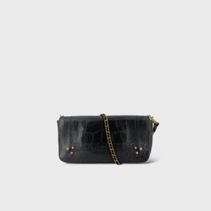 Bob S Cuir Croco Noir