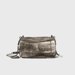 Bobi M Cuir Lamé Champagne
