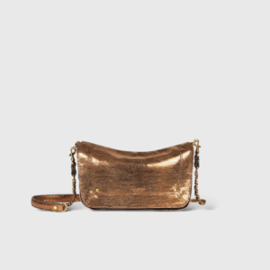 Bobi S Cuir Lamé Bronze