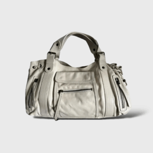 24h Cuir Blanc Multipoches