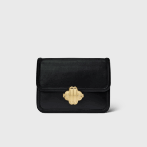 Clover Cuir Lisse Noir