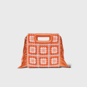 M Crochet Orange/Beige
