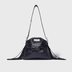 Miss M Mini Croco Noir