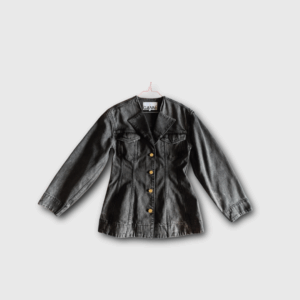 veste en jean ganni noir s
