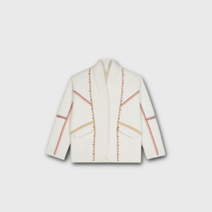 veste matelasse ba&sh blanc/écru m