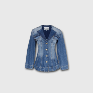 veste en jean ganni bleu xs