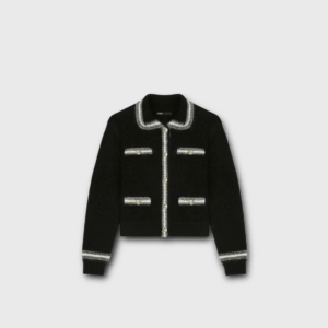 cardigan maje laine noir m