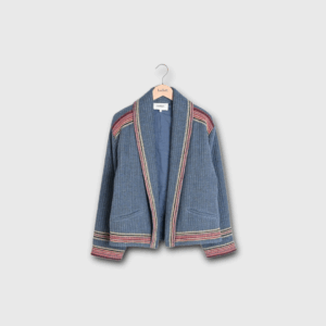 Veste Ba&sh matelassée bleu xs