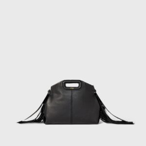 Miss M Mini Cuir Noir