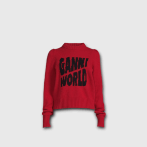Pull ganni rouge s
