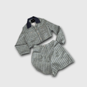 Ensemble maje vert & bleu s