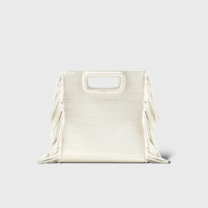 M Mini Croco Blanc