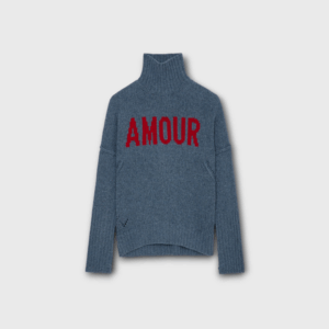 Pull Amour Zadig&Voltaire gris/rouge xs
