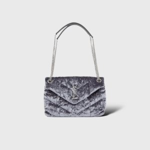 Puffer Bleu Nuit Velours 5721